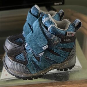 Kids Blue and Gray Shoes